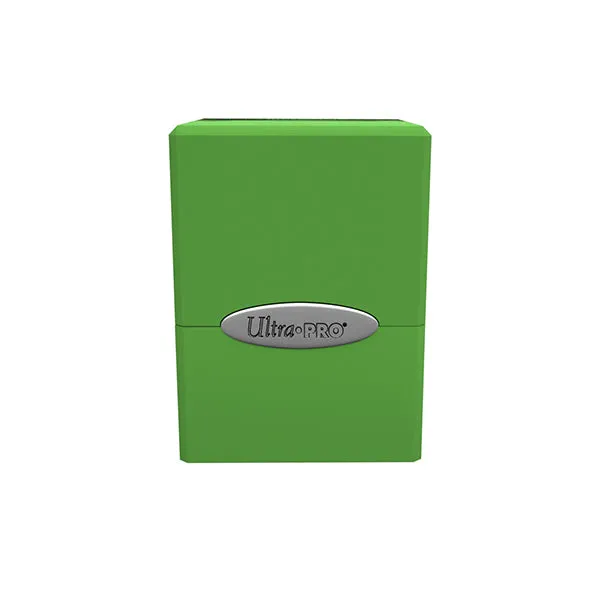 Deckbox: Satin Cube 100  Solid- Green, Lime