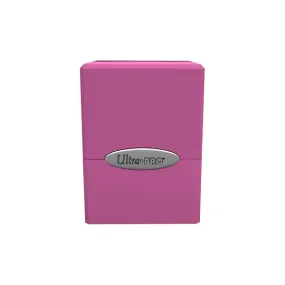 Deckbox: Satin Cube 100  Solid- Pink, Hot