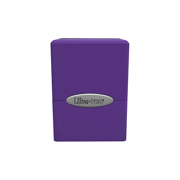 Deckbox: Satin Cube 100  Solid- Purple, Royal