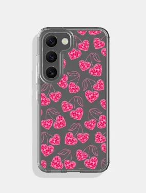 Disco Heart Cherry Android Case