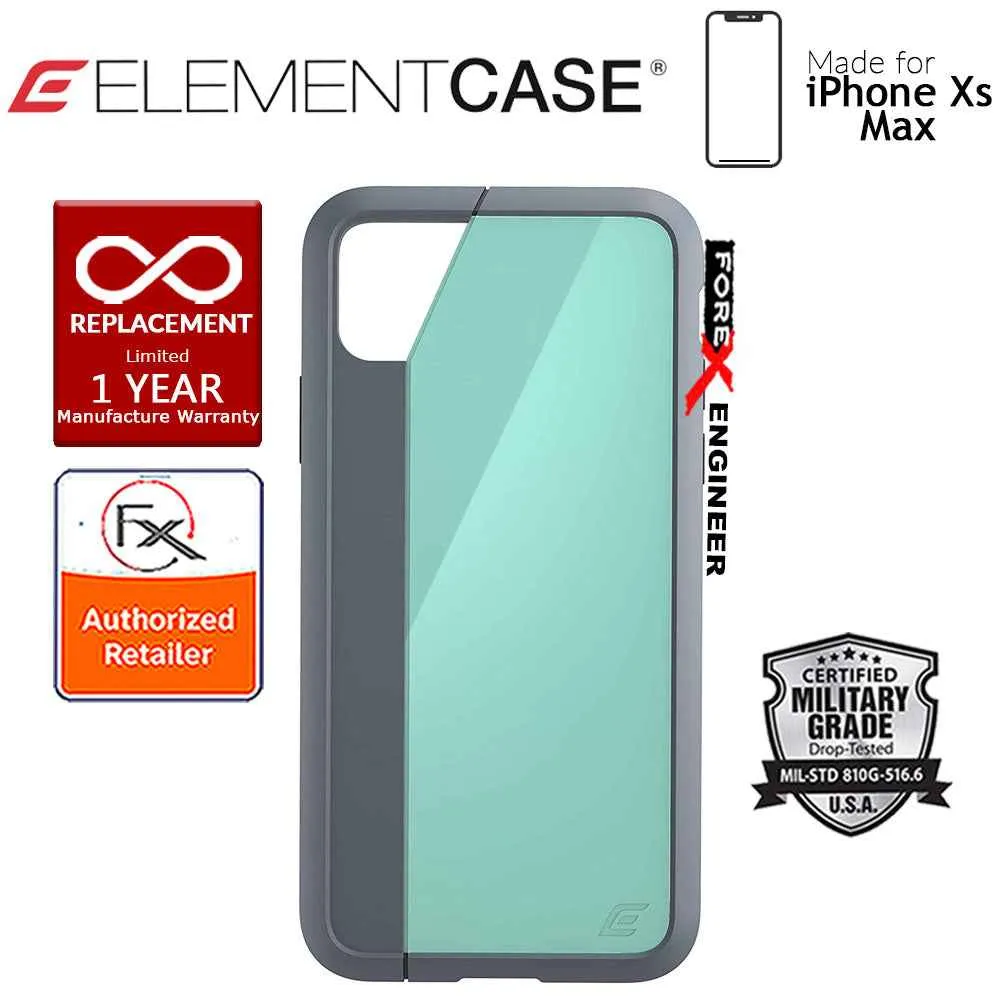 Element Case Illusion for iPhone Xs Max - Military Spec Drop Protection - Green
