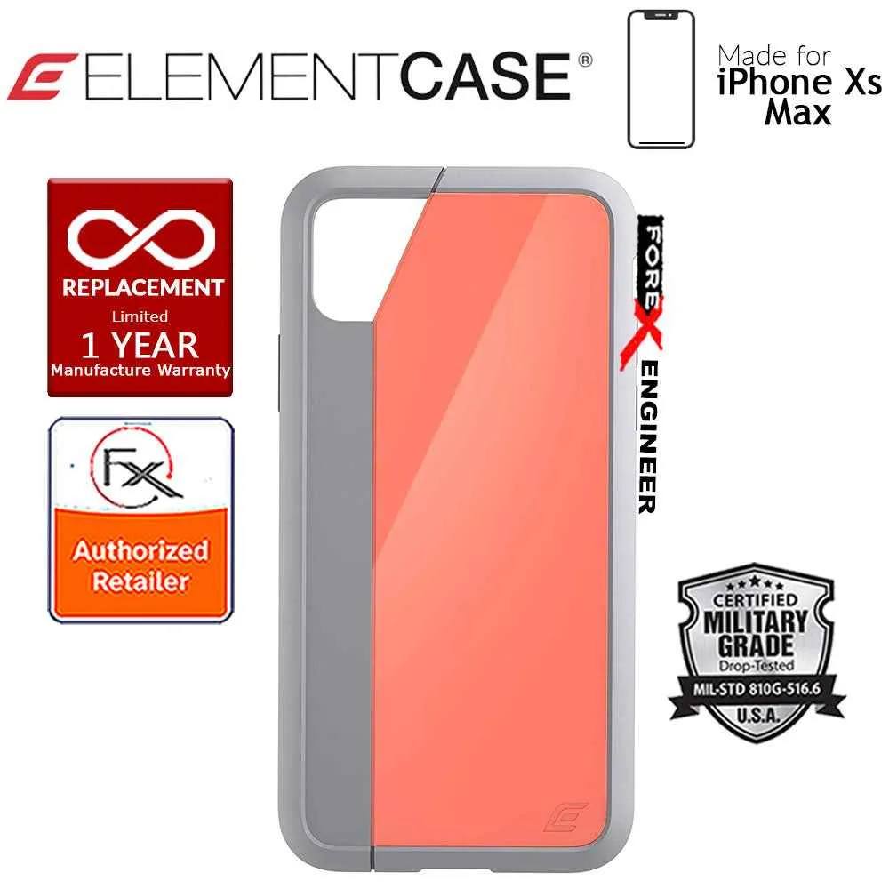 Element Case Illusion for iPhone Xs Max - Military Spec Drop Protection - Orange