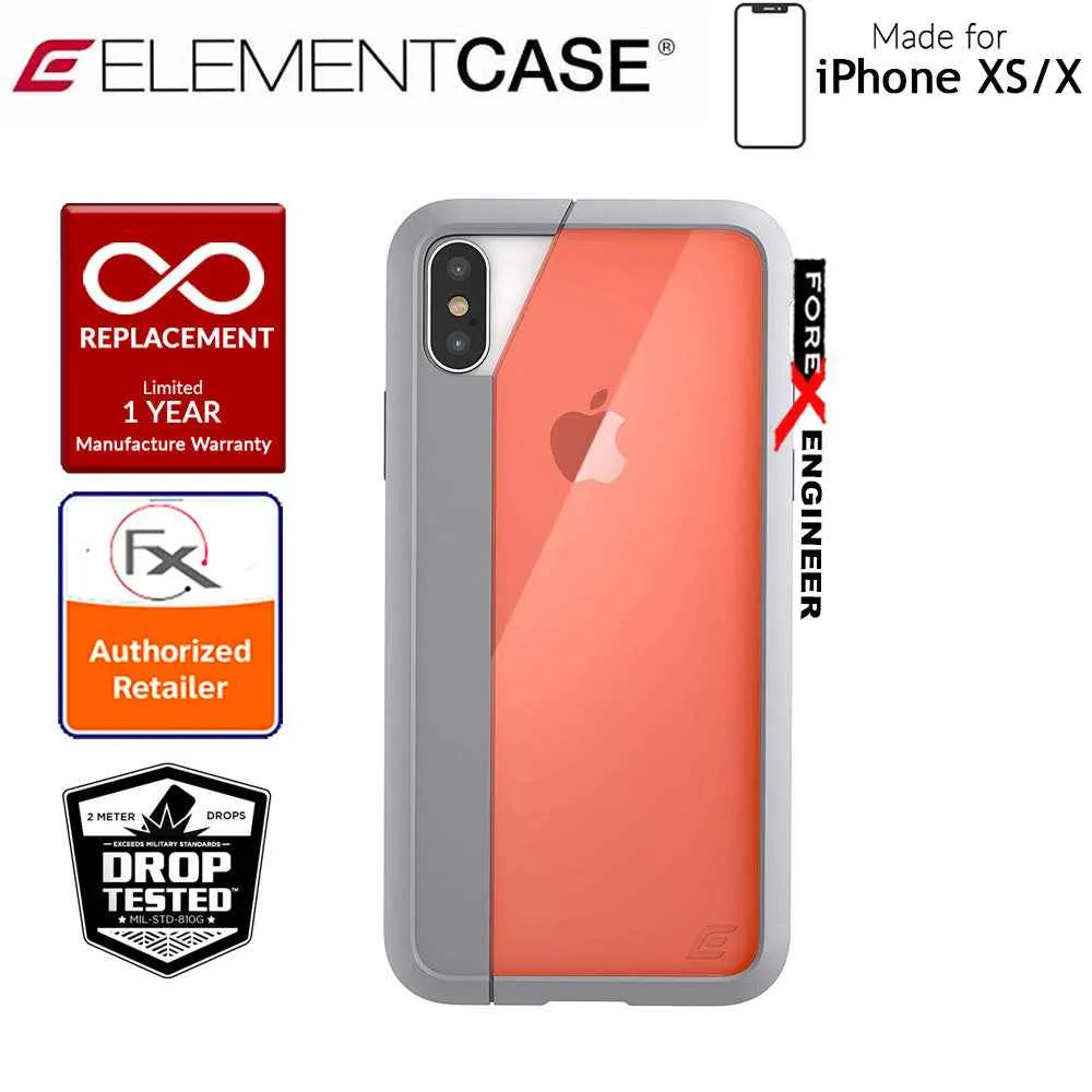 Element Case Illusion for iPhone Xs - X - Military Spec Drop Protection - Orange