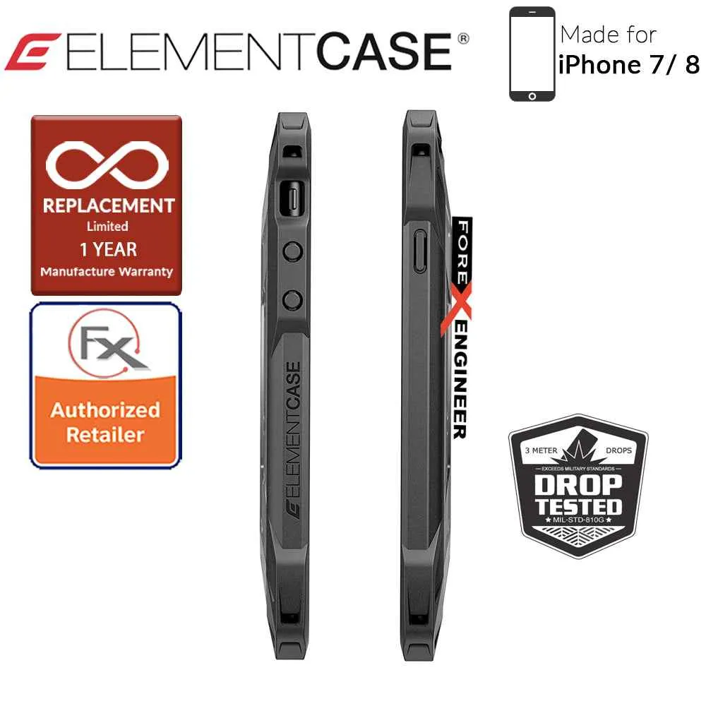 Element Case - Rev (7-8) - Black (Compatible with iPhone SE 2nd Gen 2020) (640947793100)
