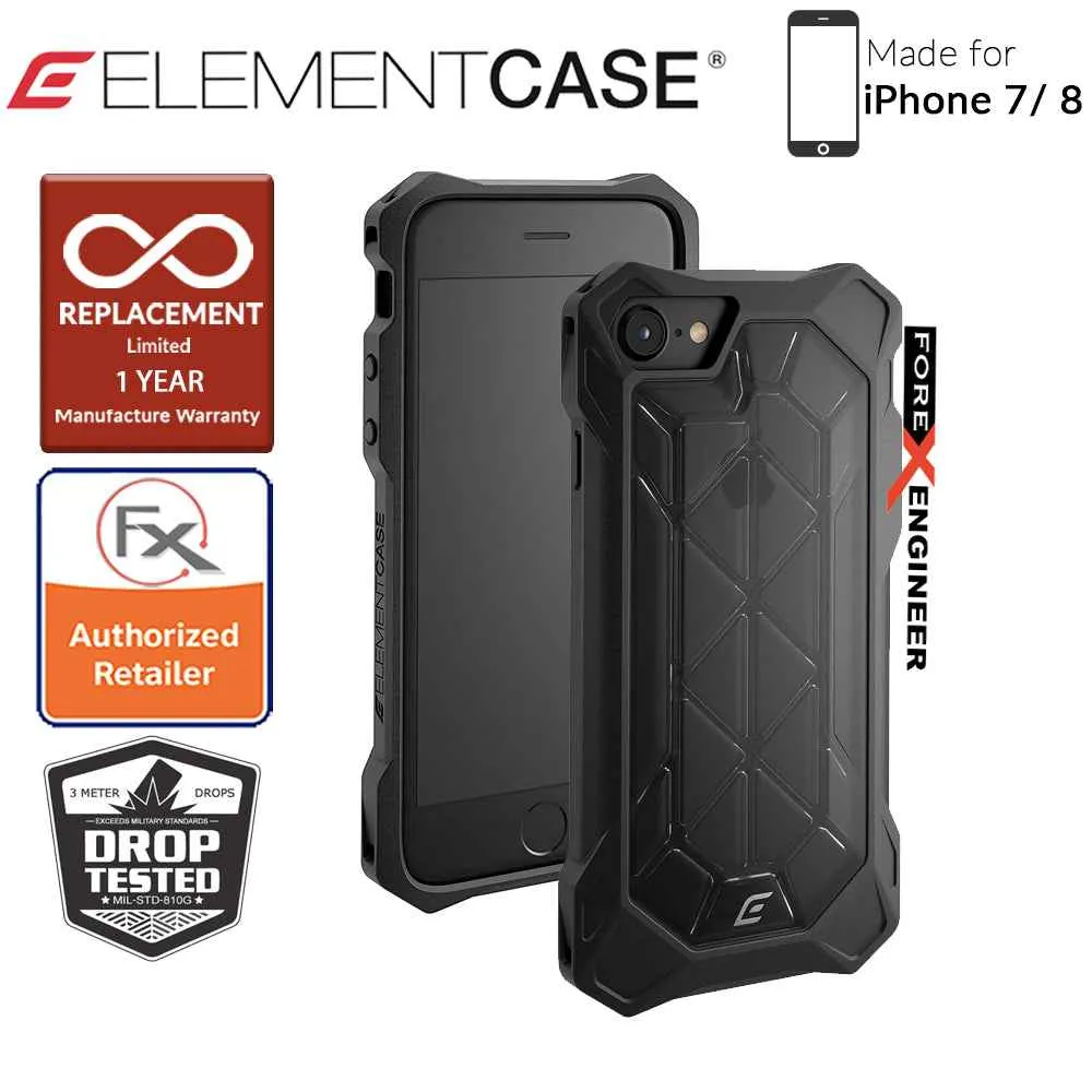 Element Case - Rev (7-8) - Black (Compatible with iPhone SE 2nd Gen 2020) (640947793100)