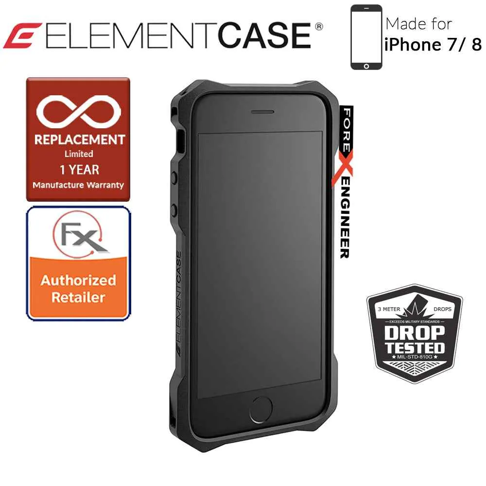 Element Case - Rev (7-8) - Black (Compatible with iPhone SE 2nd Gen 2020) (640947793100)
