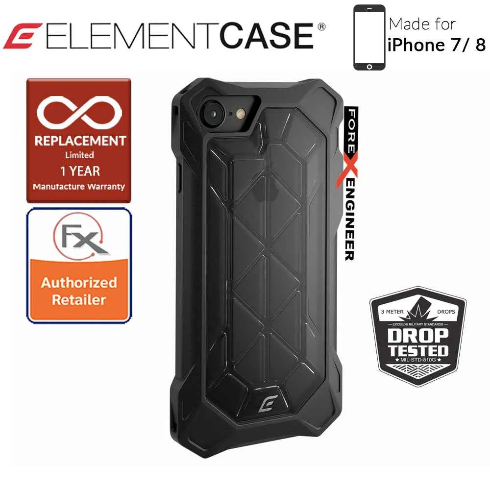 Element Case - Rev (7-8) - Black (Compatible with iPhone SE 2nd Gen 2020) (640947793100)