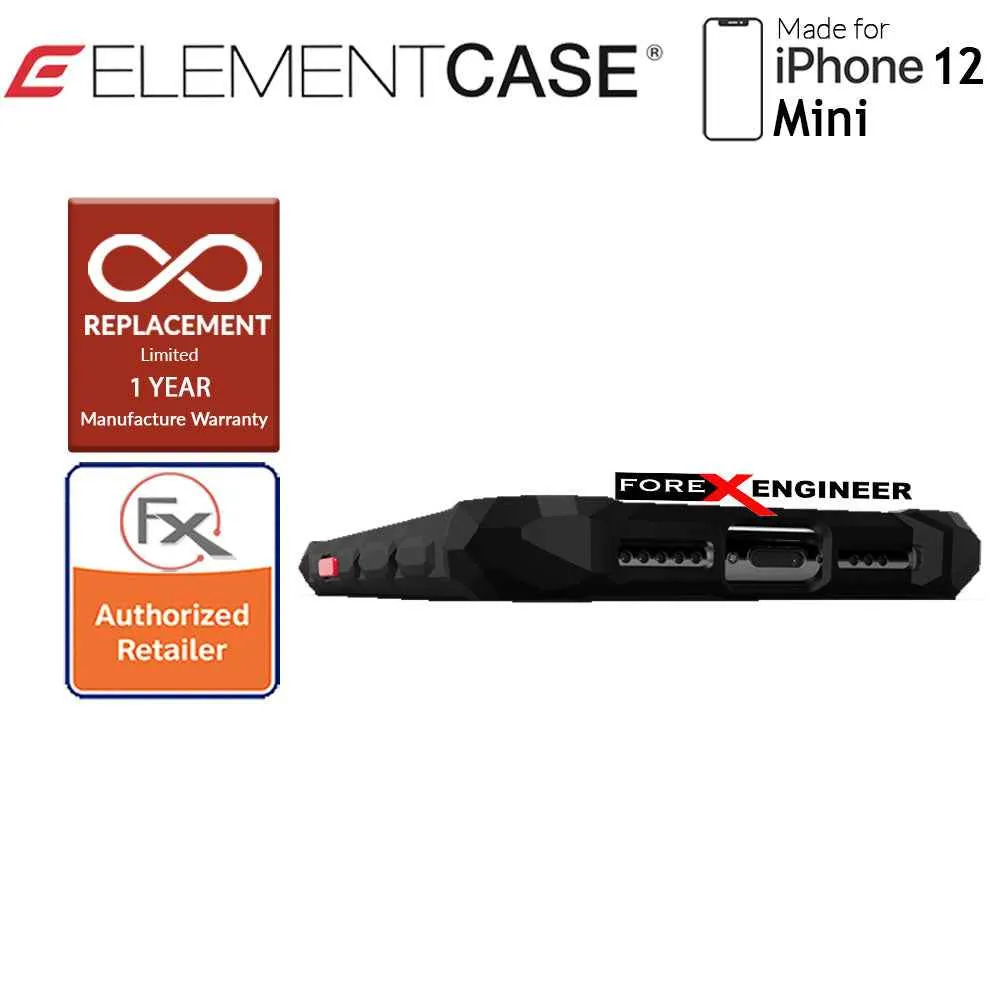 Element Case Special Ops for Iphone 12 Mini 5G 5.4" - Black Colour (Barcode : 810046111468 )