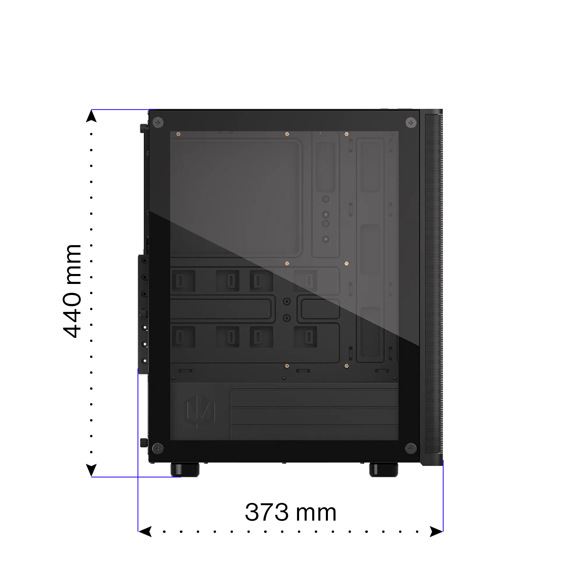 Endorfy Ventum 200 ARGB - ATX Computer Case (EY2A014)