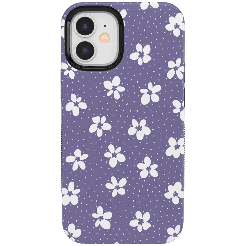 Flower My World | Purple Mauve Floral Case