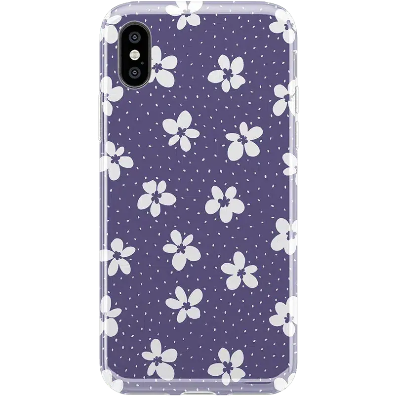 Flower My World | Purple Mauve Floral Case