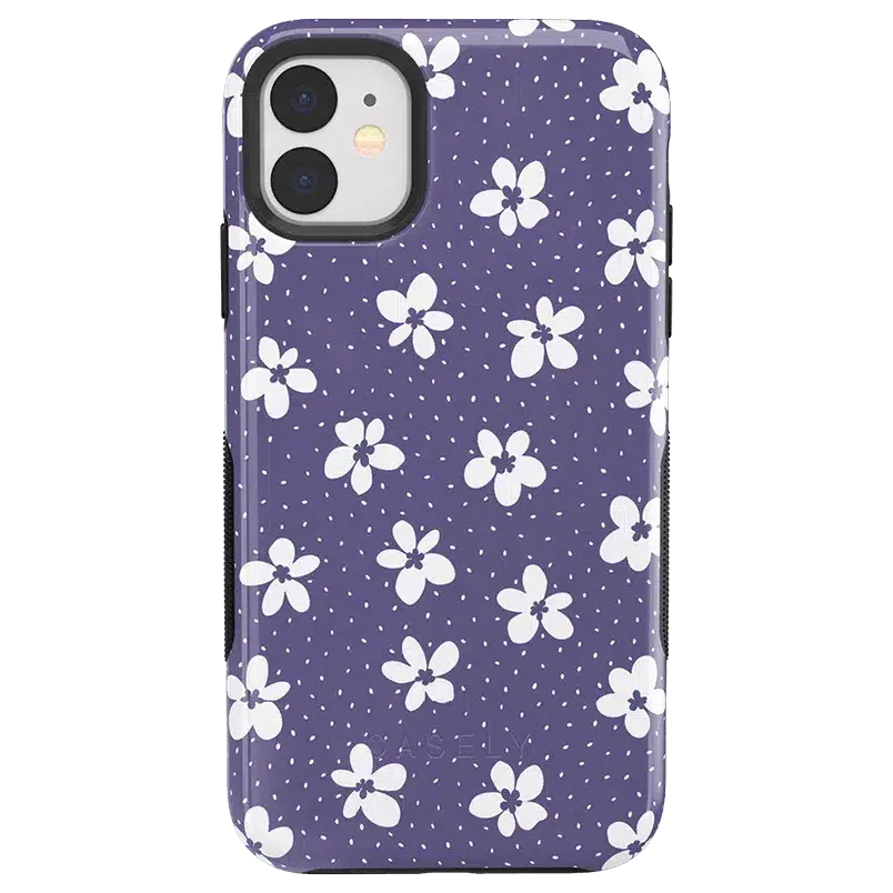 Flower My World | Purple Mauve Floral Case