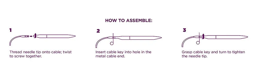 Foursquare Majestic Options Interchangeable Needle Set
