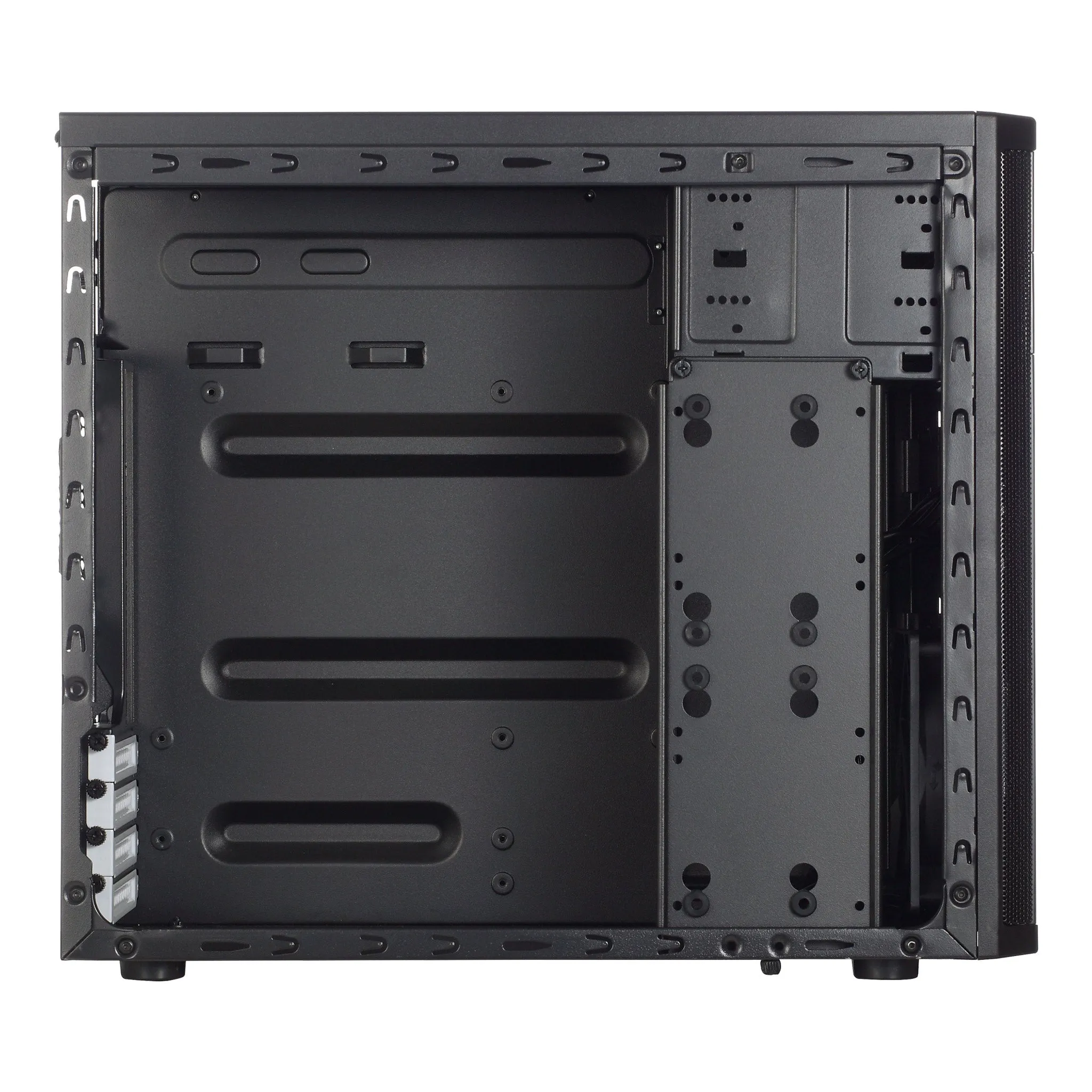 Fractal Design FD-CA-CORE-1100-BL Core 1100 Black Micro-ATX Mid-Tower Case