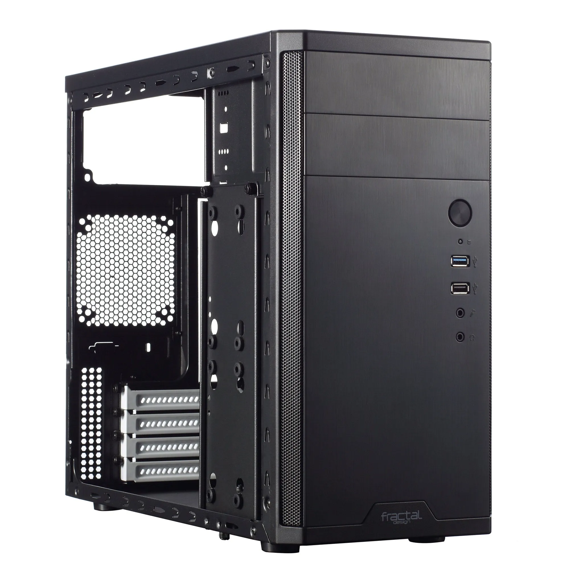 Fractal Design FD-CA-CORE-1100-BL Core 1100 Black Micro-ATX Mid-Tower Case