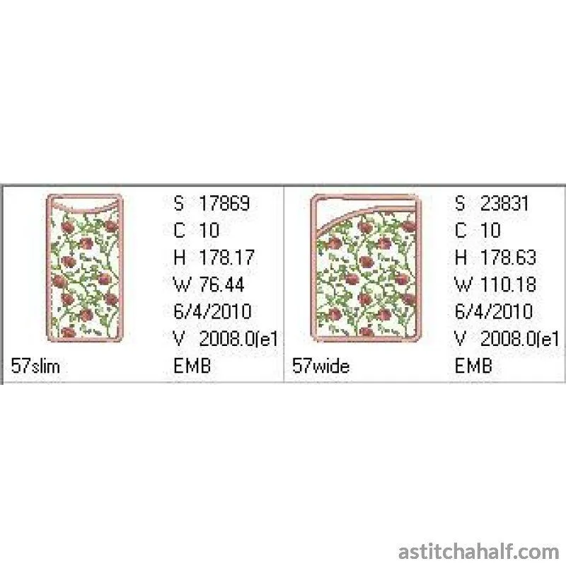 French Rose Eyeglass Cases