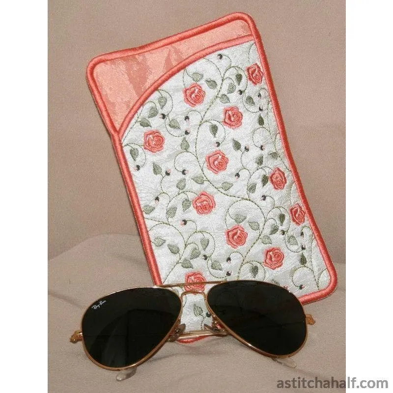 French Rose Eyeglass Cases