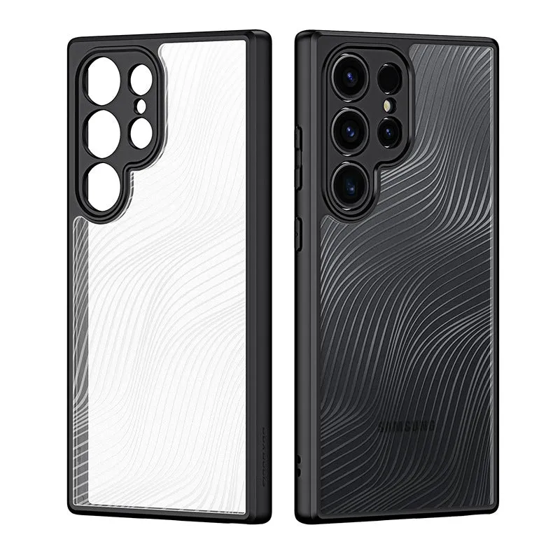 Frosted Style Transparent TPU Phone Case For Samsung Galaxy S23 S24