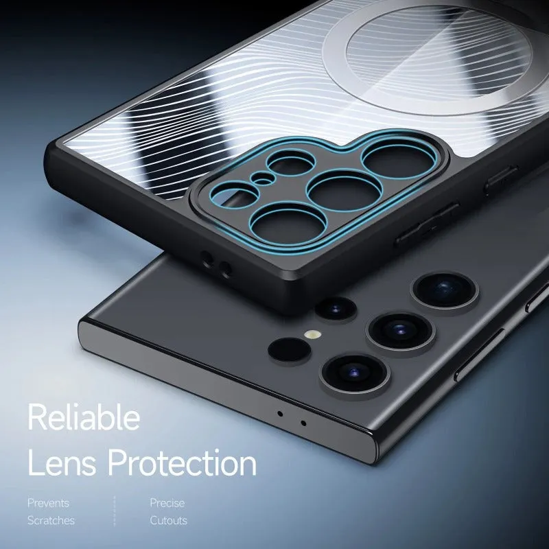 Frosted Style Transparent TPU Phone Case For Samsung Galaxy S23 S24