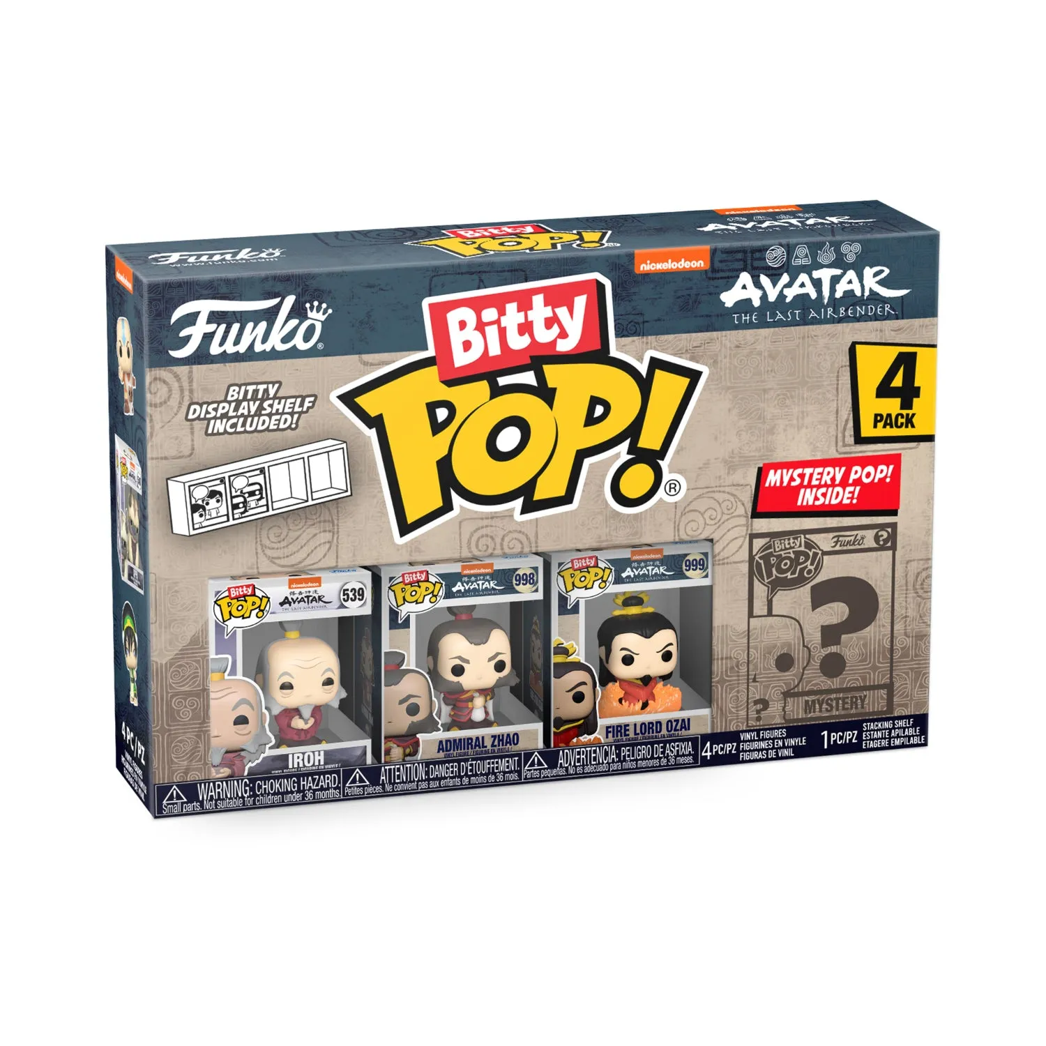 Funko Bitty Pop!: Avatar The Last Airbender - Series 3 4 Pack (FN-BIT-00073058)