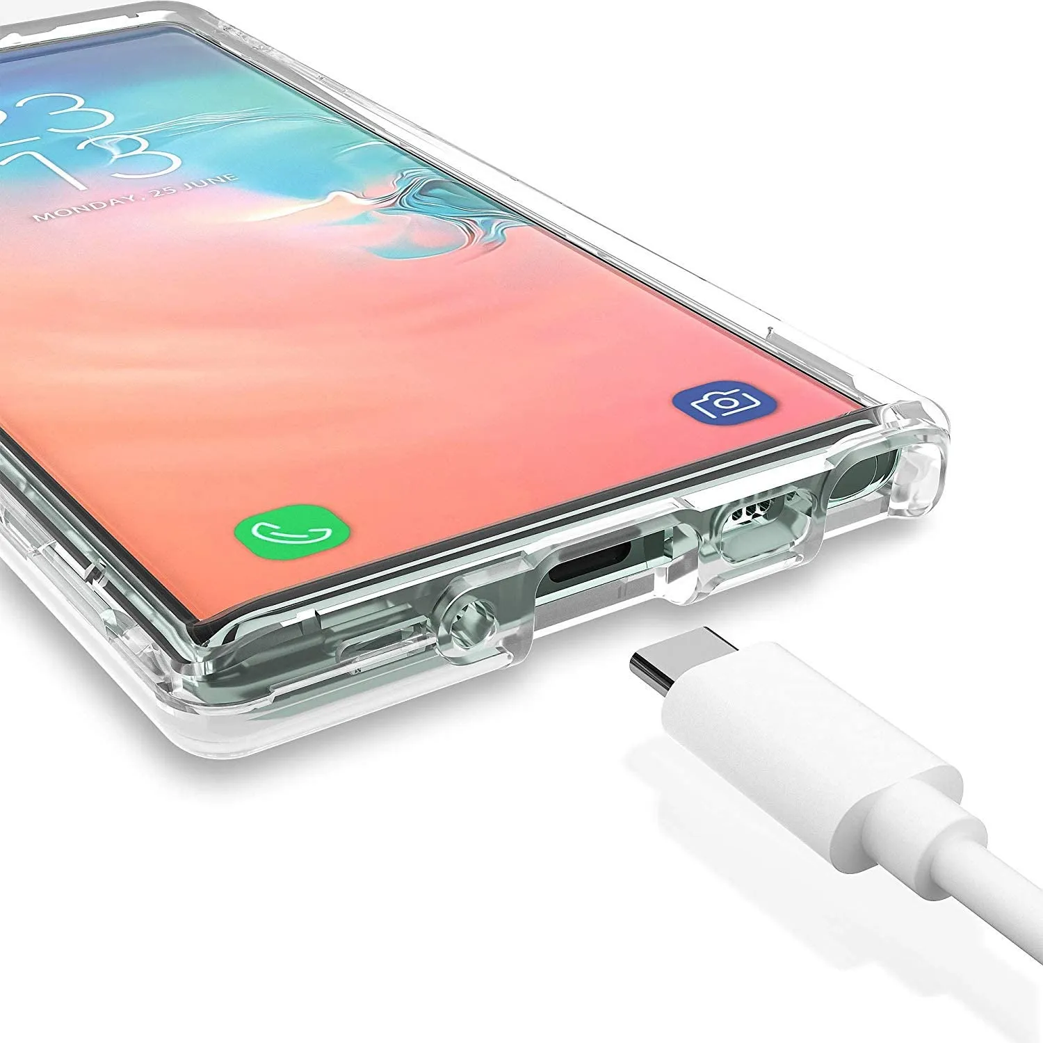 Galaxy Note 10 Plus 5G Case Heavy Duty Shockproof Screen Protector Clear