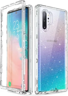 Galaxy Note 10 Plus 5G Case Heavy Duty Shockproof Screen Protector Clear