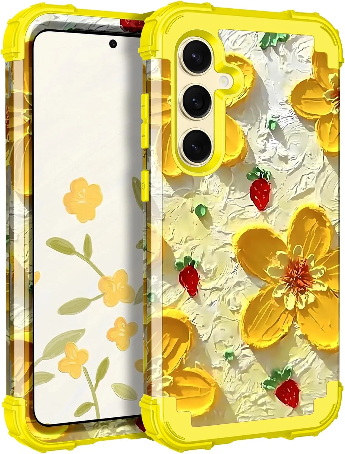 Galaxy S24 Plus 5G Shockproof 3 in 1 Heavy Duty Hybrid Protective Cover Case