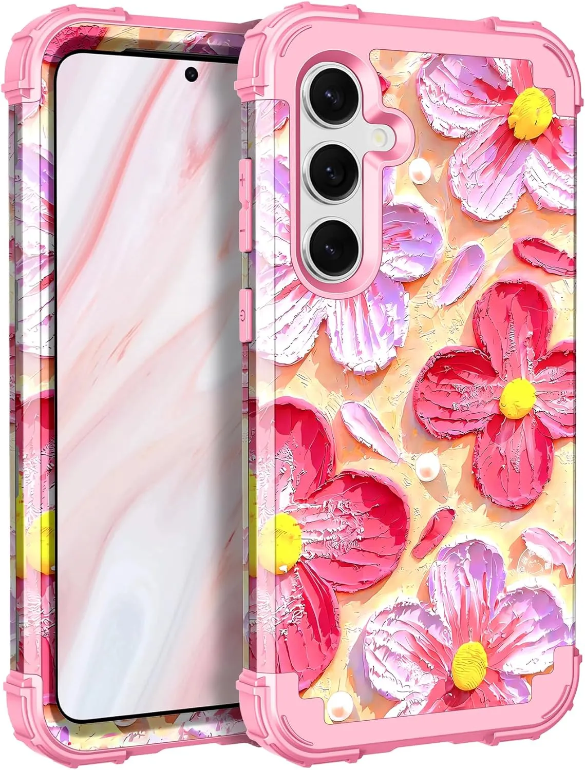 Galaxy S24 Plus 5G Shockproof 3 in 1 Heavy Duty Hybrid Protective Cover Case