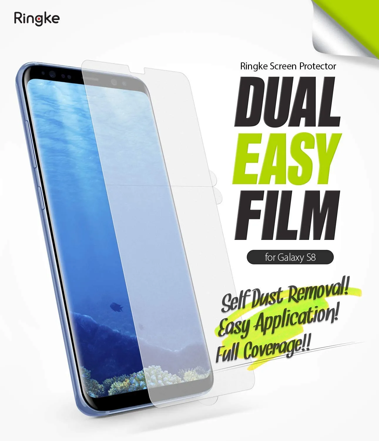 Galaxy S8 Screen Protector | Dual Easy Film