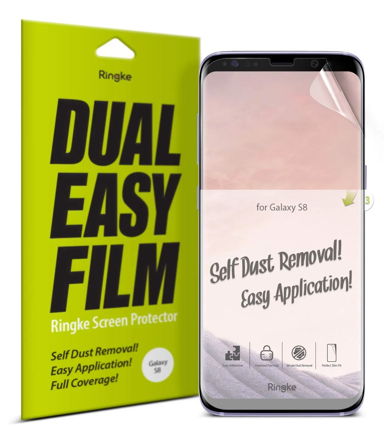 Galaxy S8 Screen Protector | Dual Easy Film