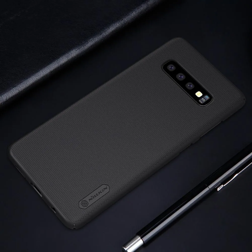 Galaxy Series Frosted Shield Case With Tempered Glass