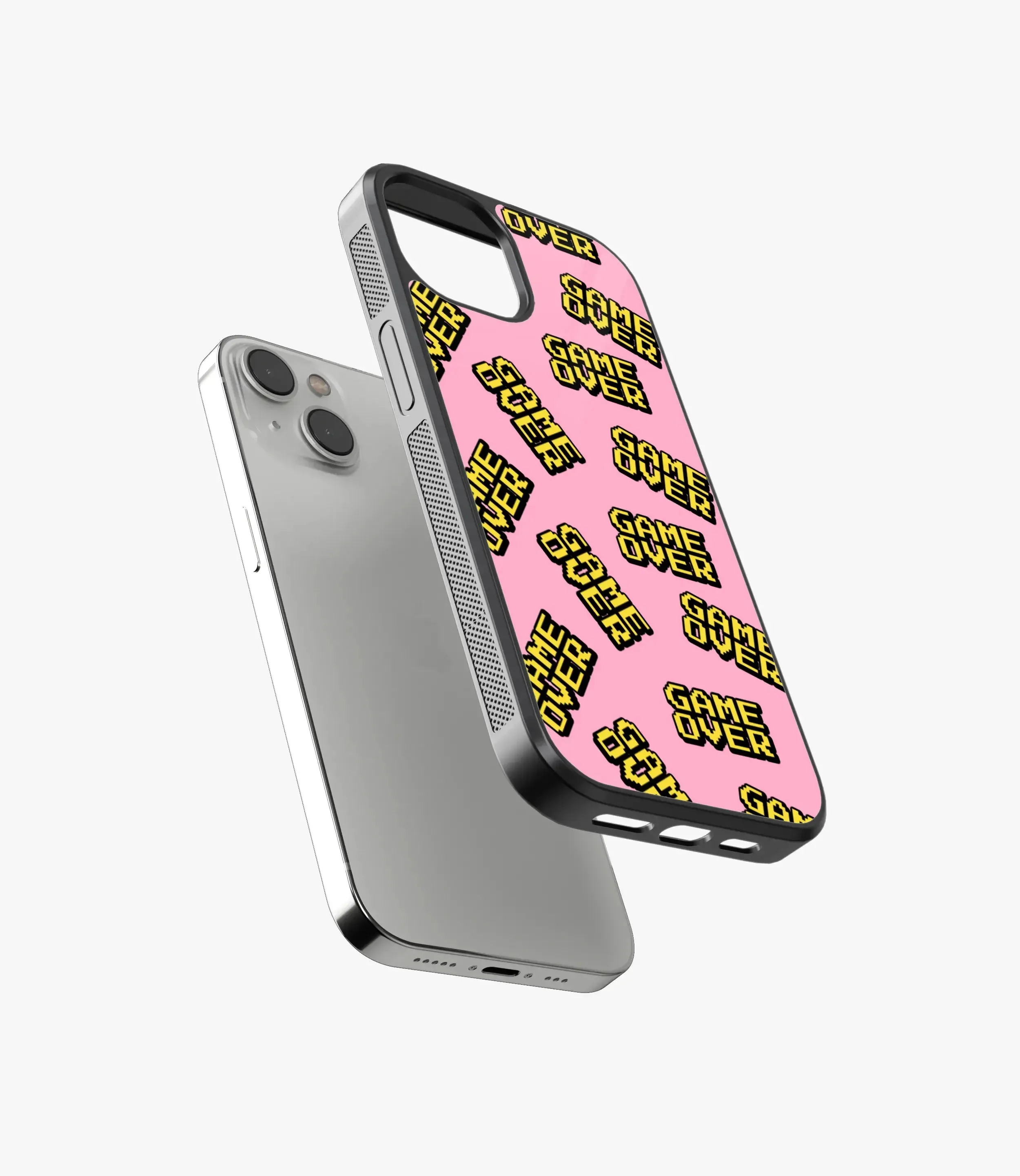 Game Over Pink Glass Case