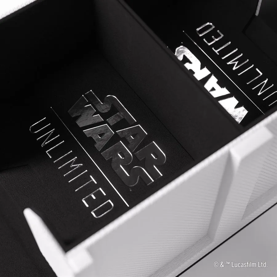 Gamegenic - Star Wars: Unlimited Double Deck Pod: White/Black