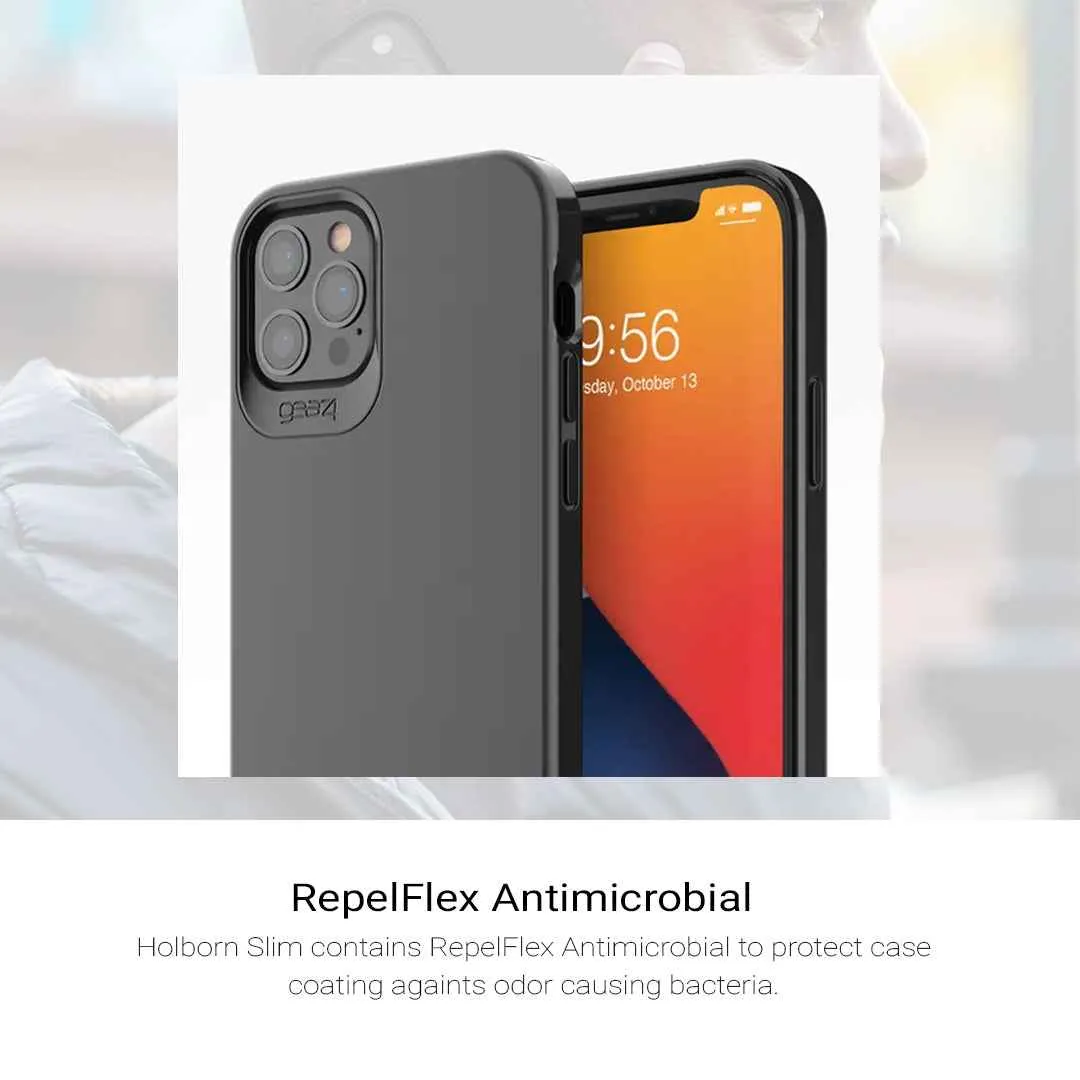 Gear4 Holborn Slim for iPhone 12 Pro Max 5G 6.7" - D30 Material Technology - Black ( Barcode : 840056128279 )