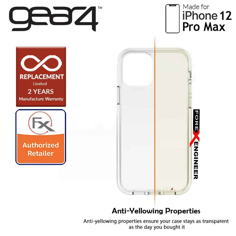 Gear4 Piccadilly for iPhone 12 Pro Max 5G 6.7" - D3O Material Technology - Drop Resistant Up to 4 meters (Rose Gold) (Barcode : 840056129276 )