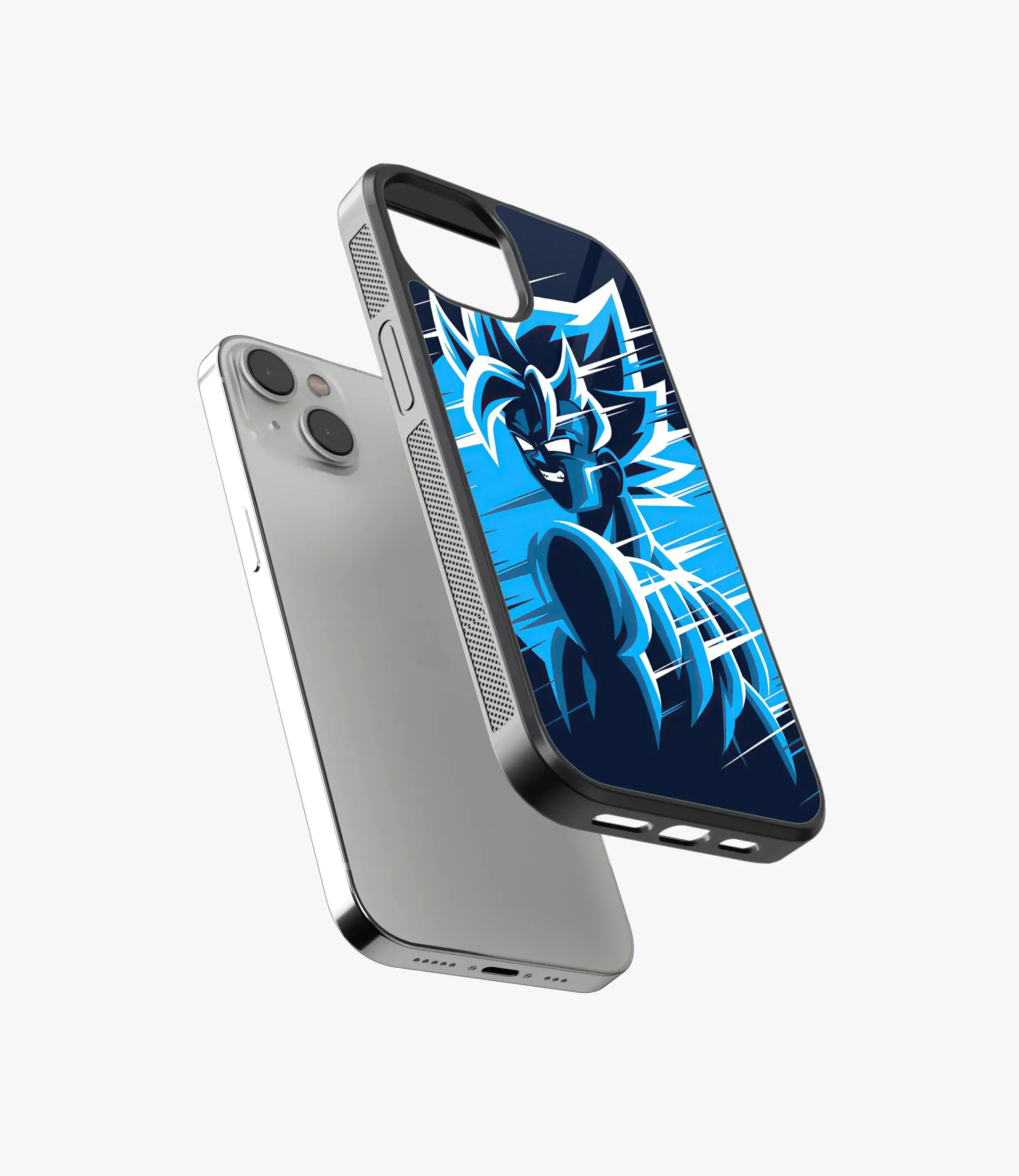 Goku Blue Moon Glass Phone Case