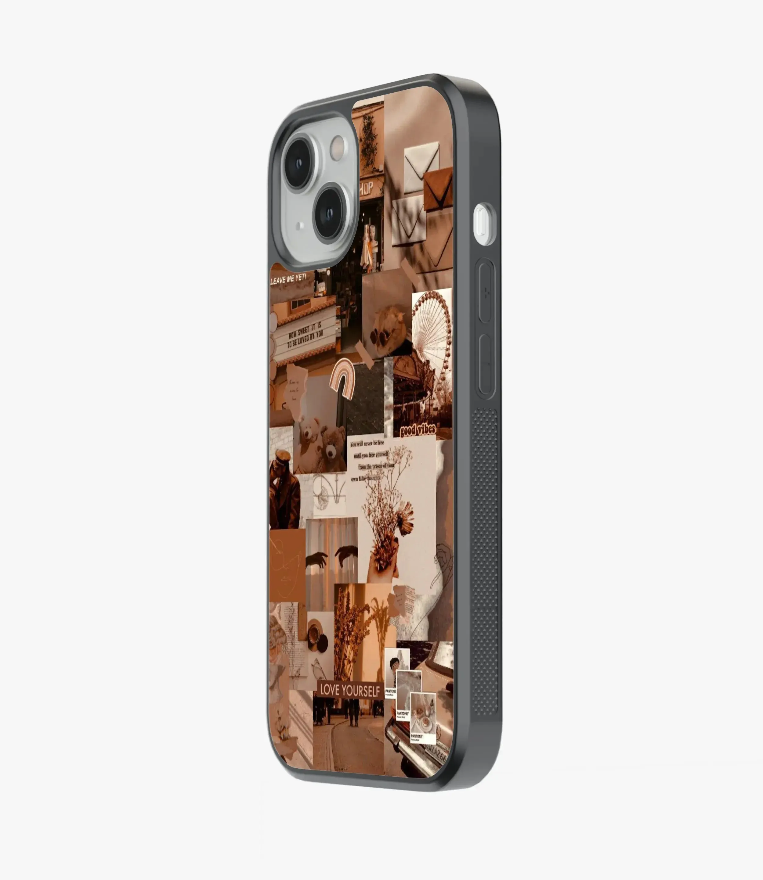 Good Vibes Aesthetic Glass Phone Case