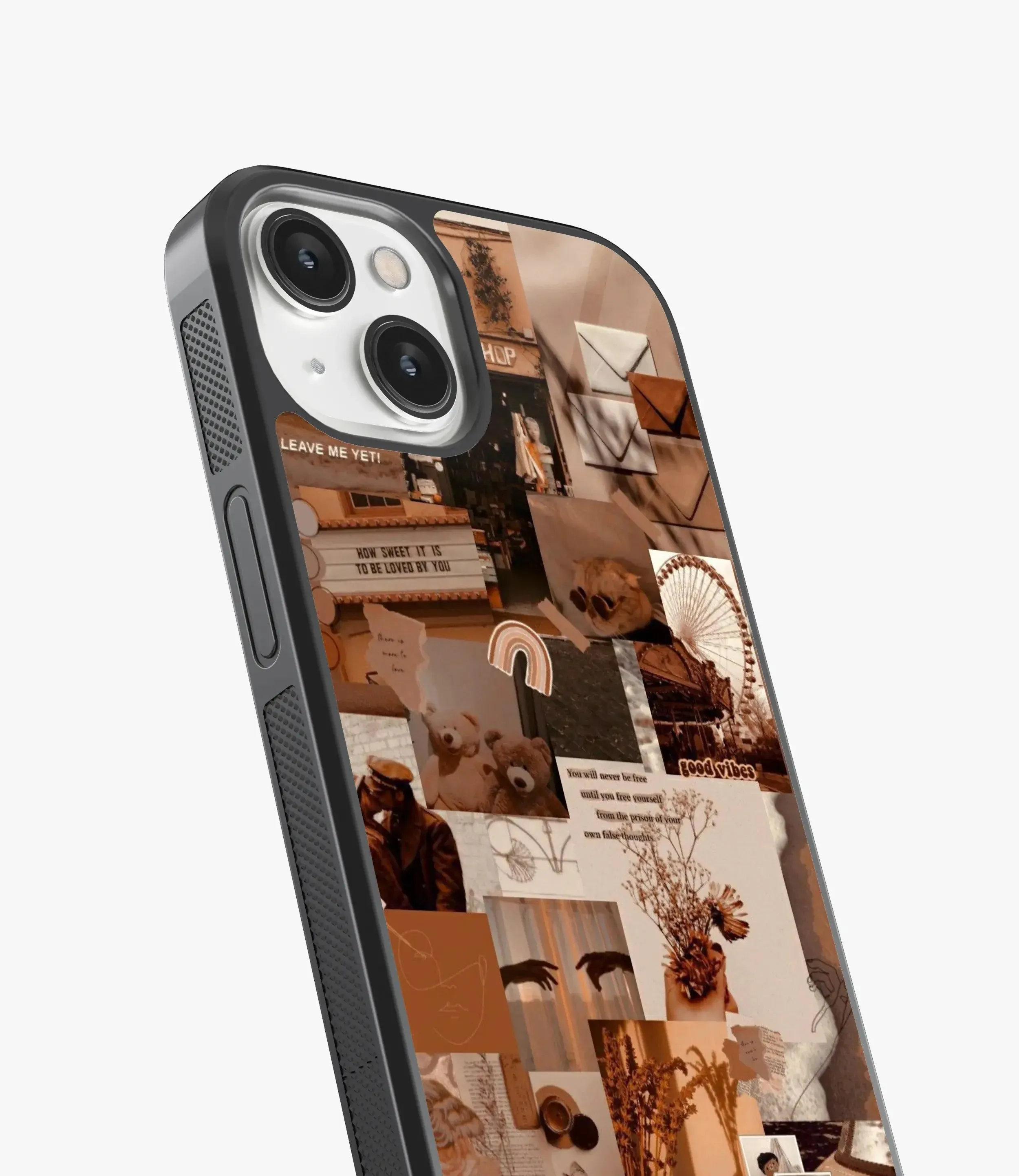 Good Vibes Aesthetic Glass Phone Case