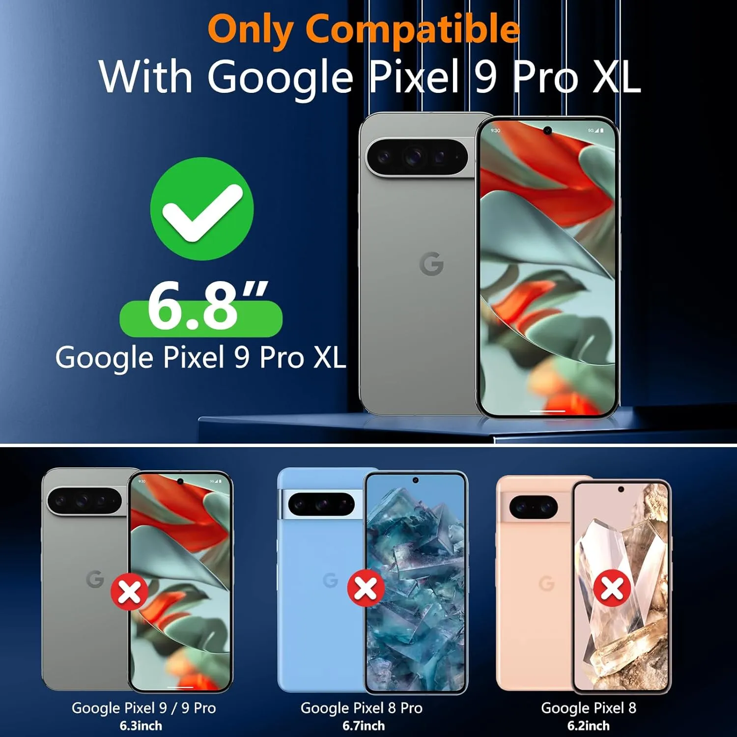 Google Pixel 9 Pro XL Heavy Duty Shockproof Phone Case