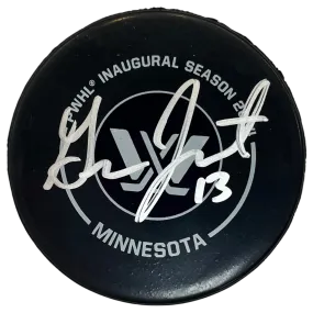 Grace Zumwinkle Autographed PWHL Minnesota Official Game Puck