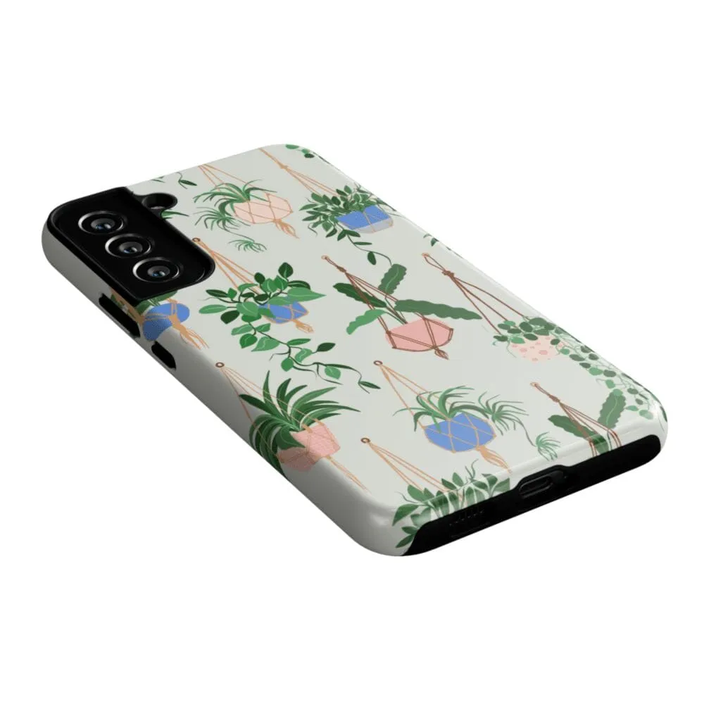 Hanging Around | Potted Plants Floral Samsung Case