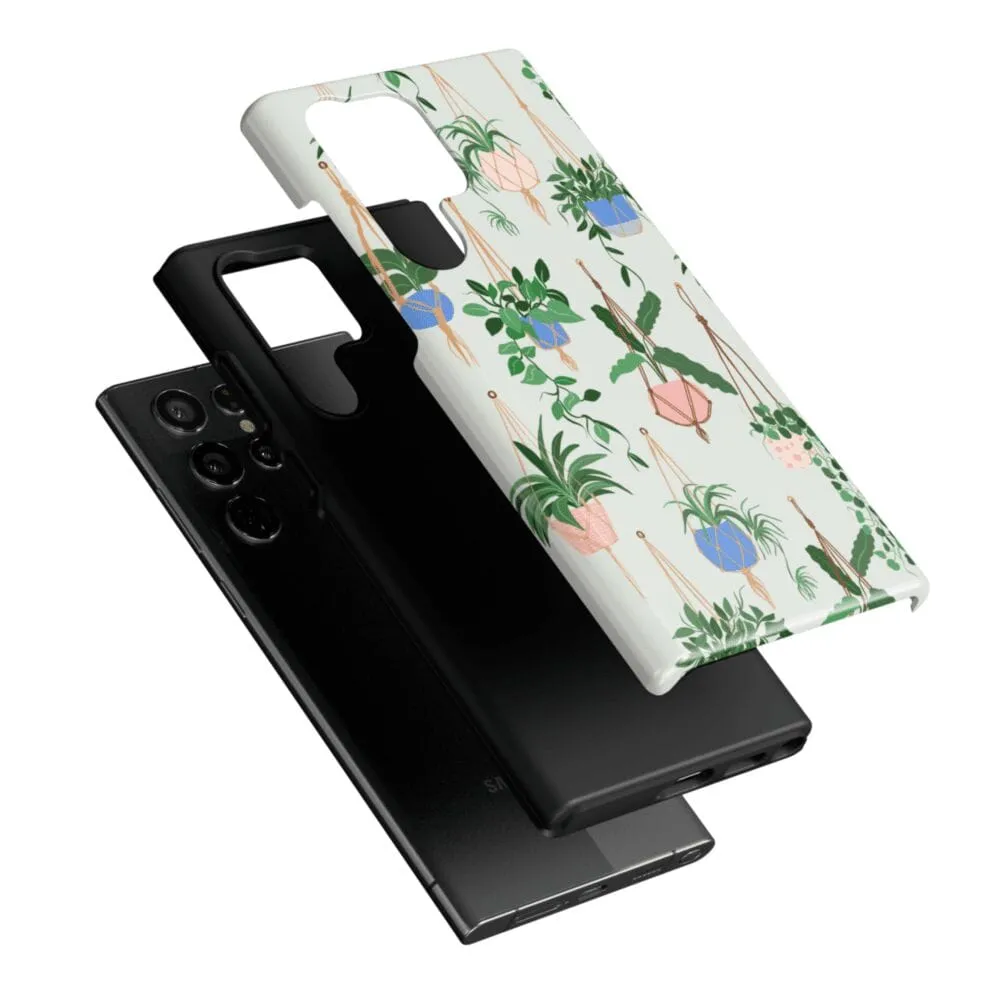 Hanging Around | Potted Plants Floral Samsung Case