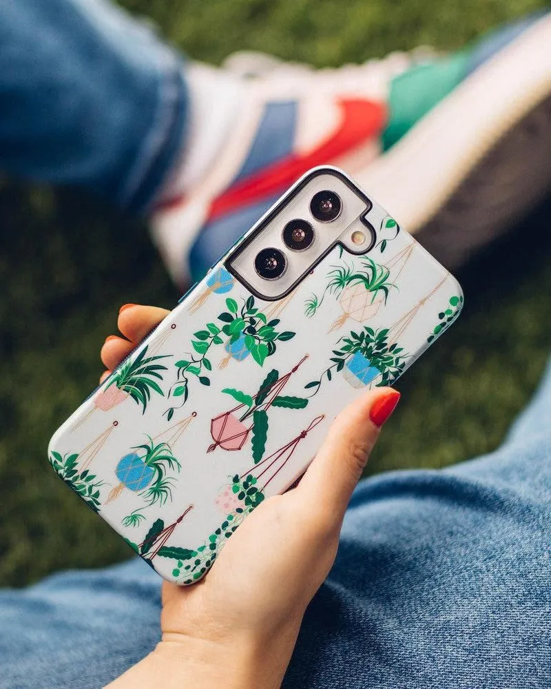 Hanging Around | Potted Plants Floral Samsung Case