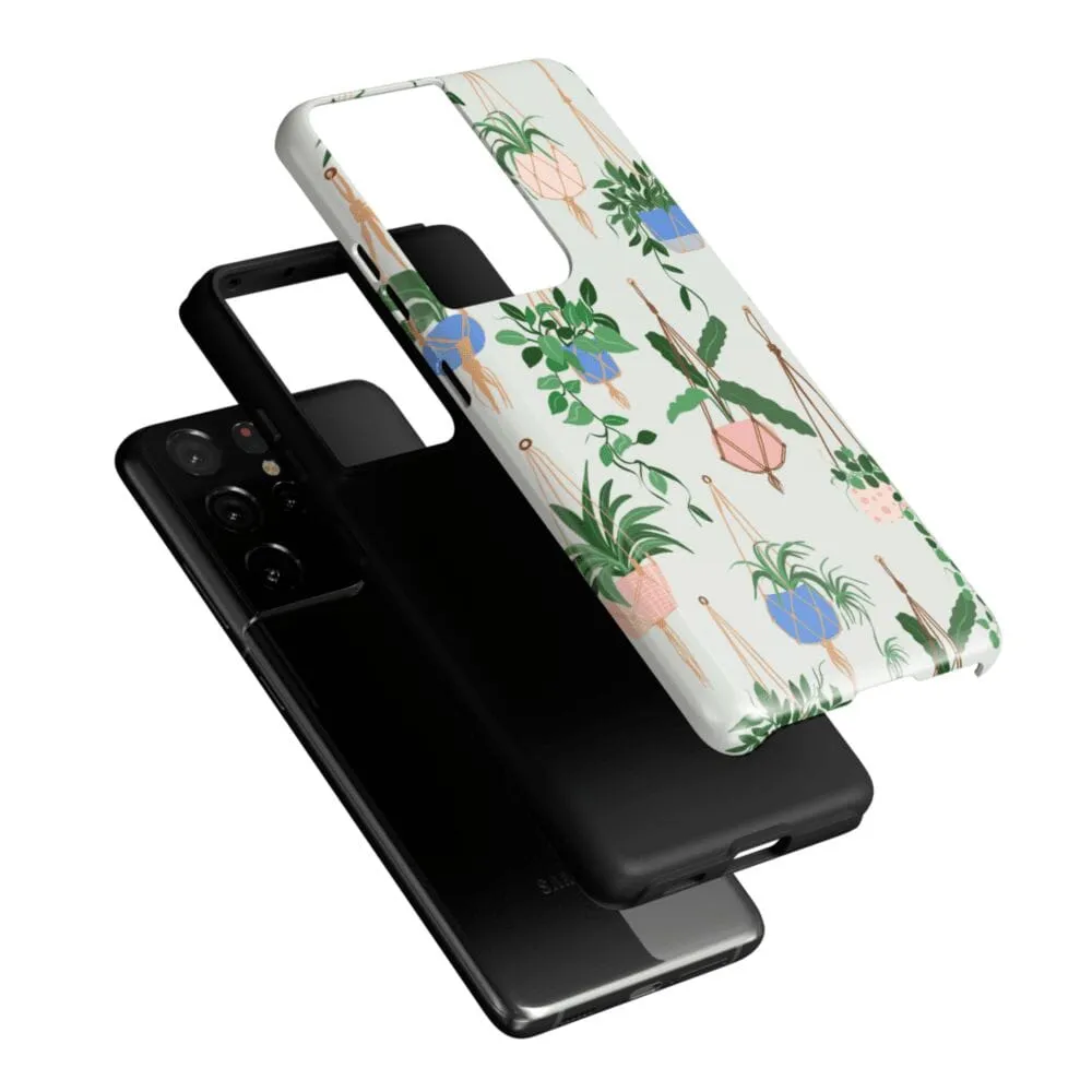 Hanging Around | Potted Plants Floral Samsung Case