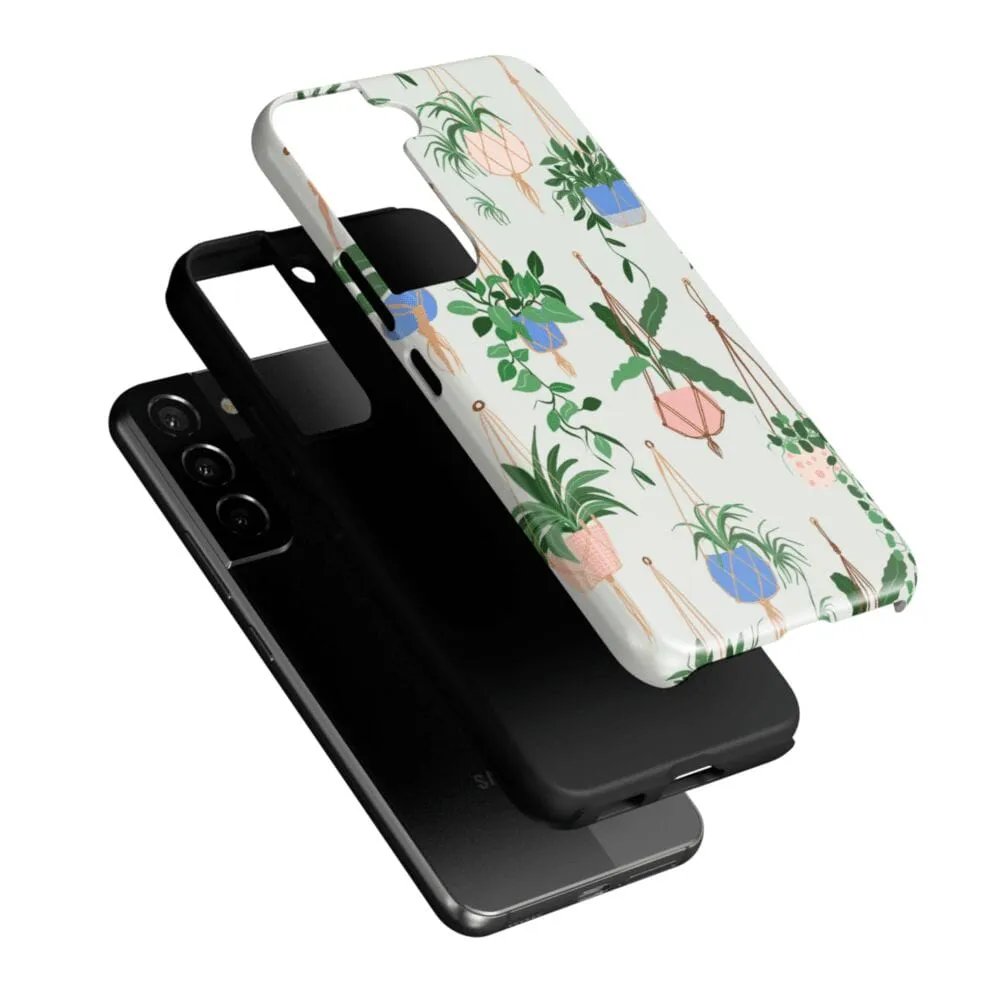 Hanging Around | Potted Plants Floral Samsung Case