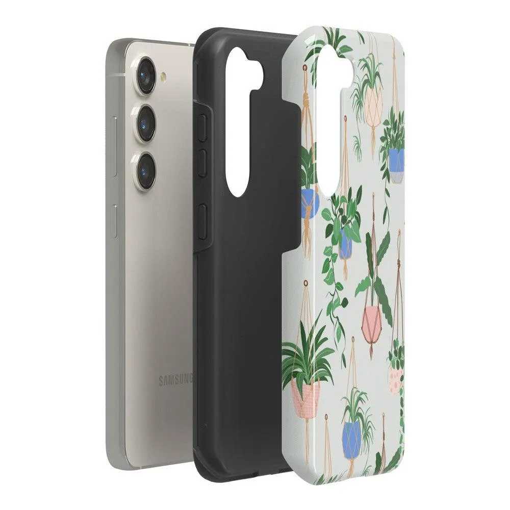 Hanging Around | Potted Plants Floral Samsung Case