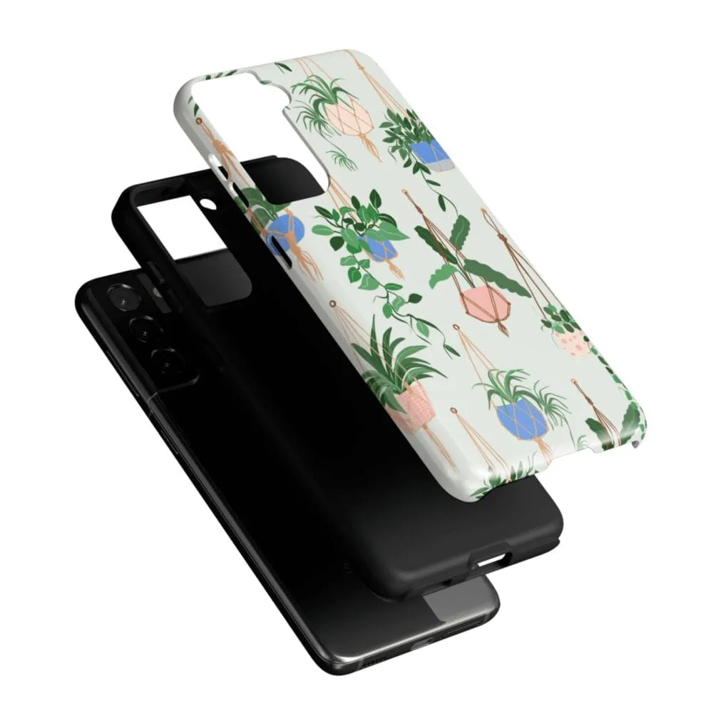 Hanging Around | Potted Plants Floral Samsung Case