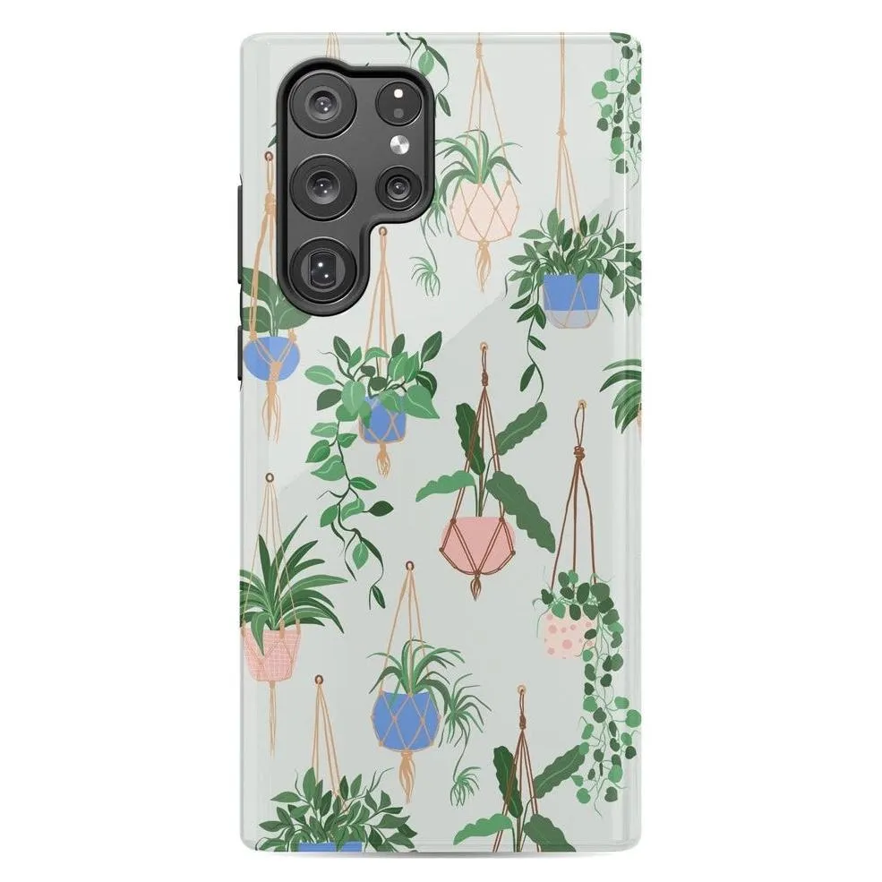 Hanging Around | Potted Plants Floral Samsung Case