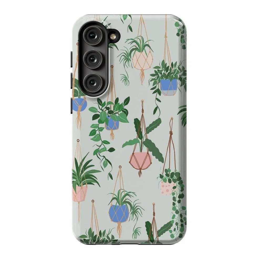 Hanging Around | Potted Plants Floral Samsung Case