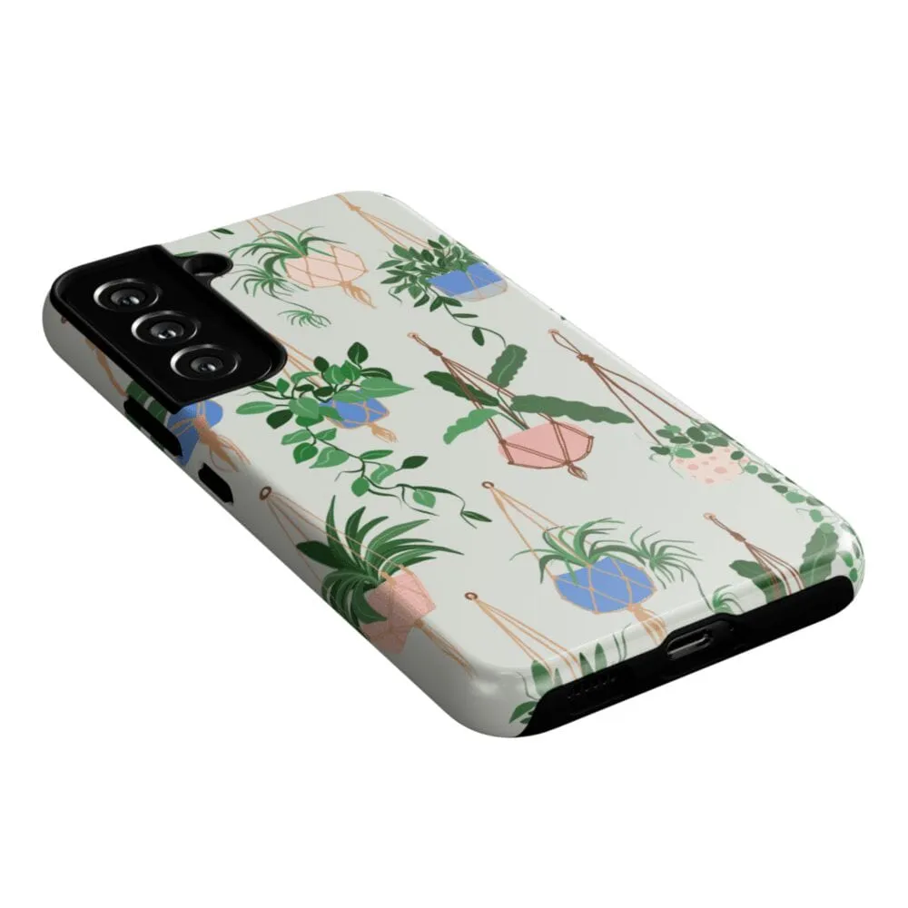 Hanging Around | Potted Plants Floral Samsung Case